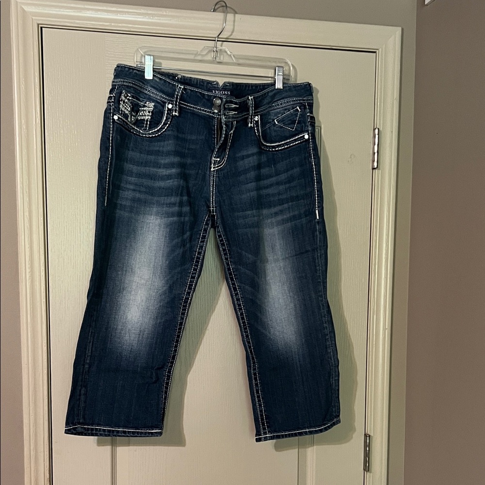 Vigoss Dark Wash Cropped Jeans